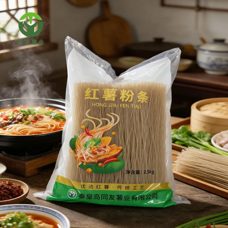 Bolsa de 2,5 kg de fideos con almidón de camote